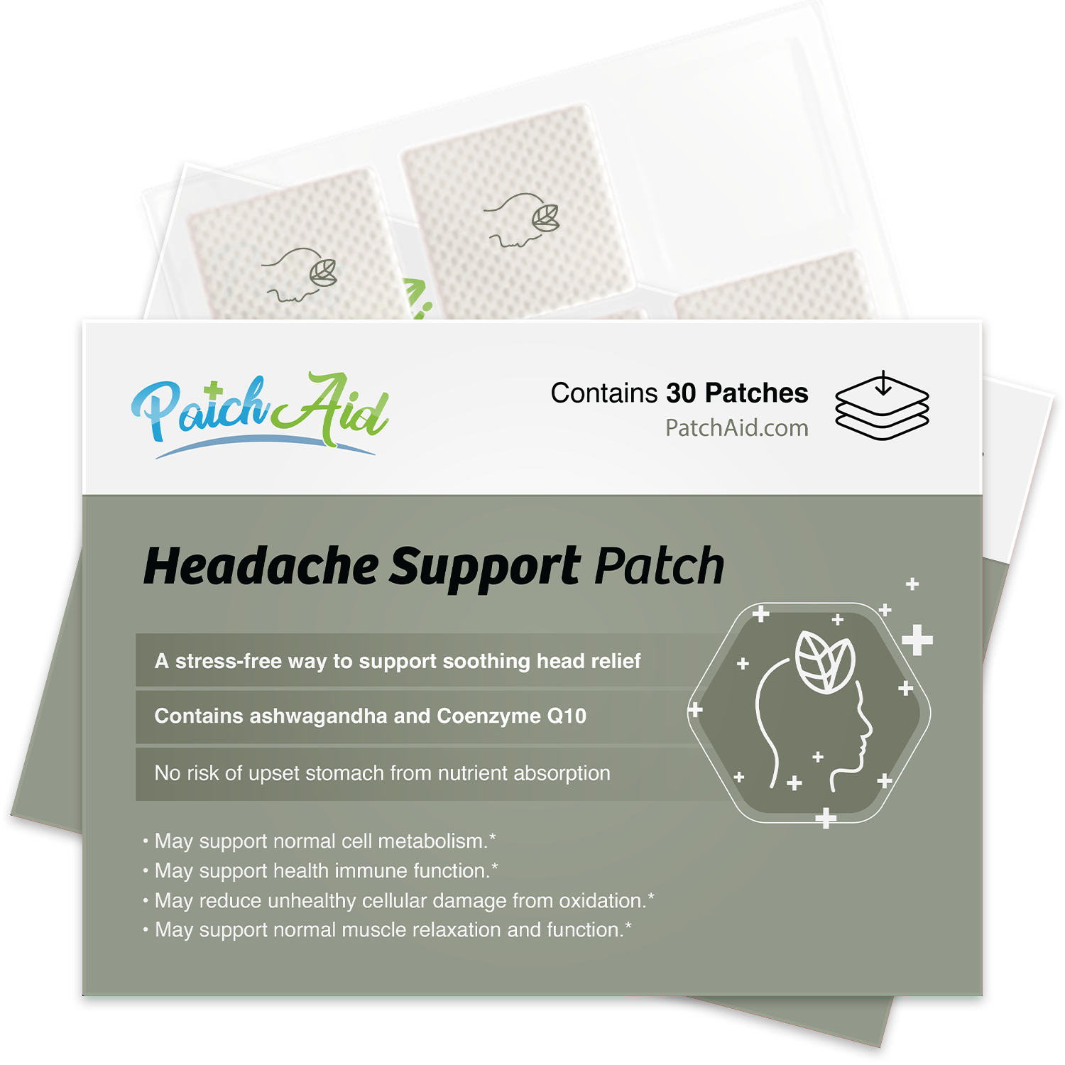 Headache Support Patch by PatchAid