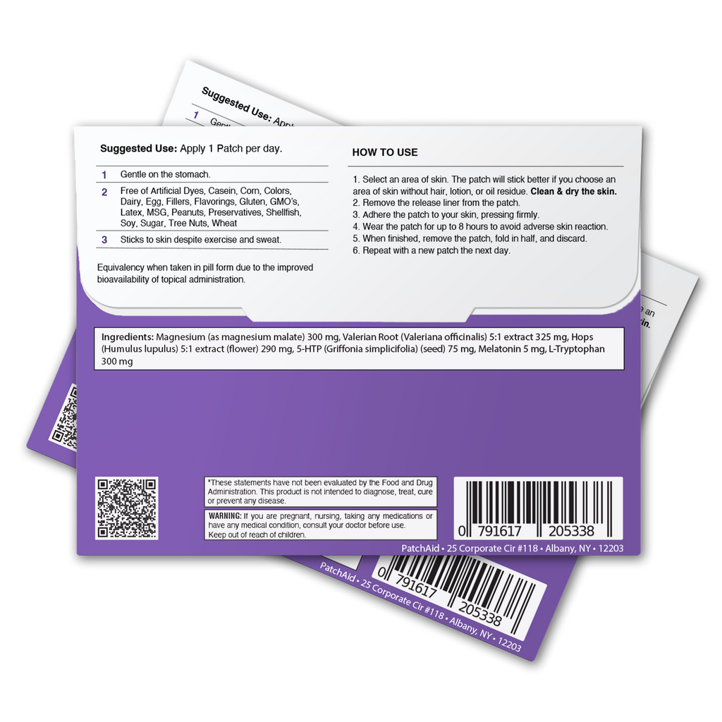 Sleep Aid Topical Vitamin Patch by PatchAid